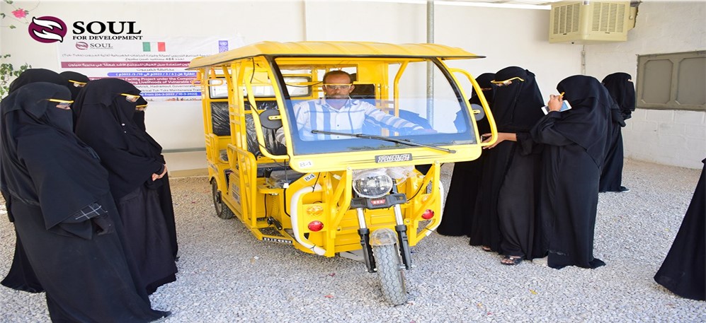 Training of 206 beneficiaries in the maintenance and driving of three-wheeled vehicles