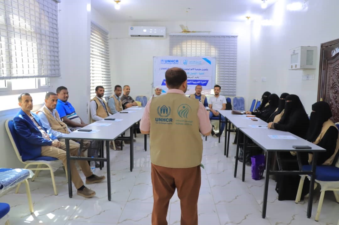 UNHCR Supports the Implementation of Training Courses for Community-Based Protection Network Members in Marib