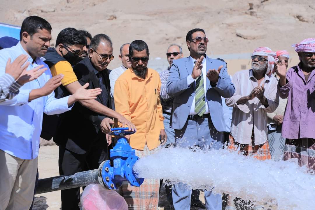 Funded by Japan, Water Projects Established in Hadhramout
