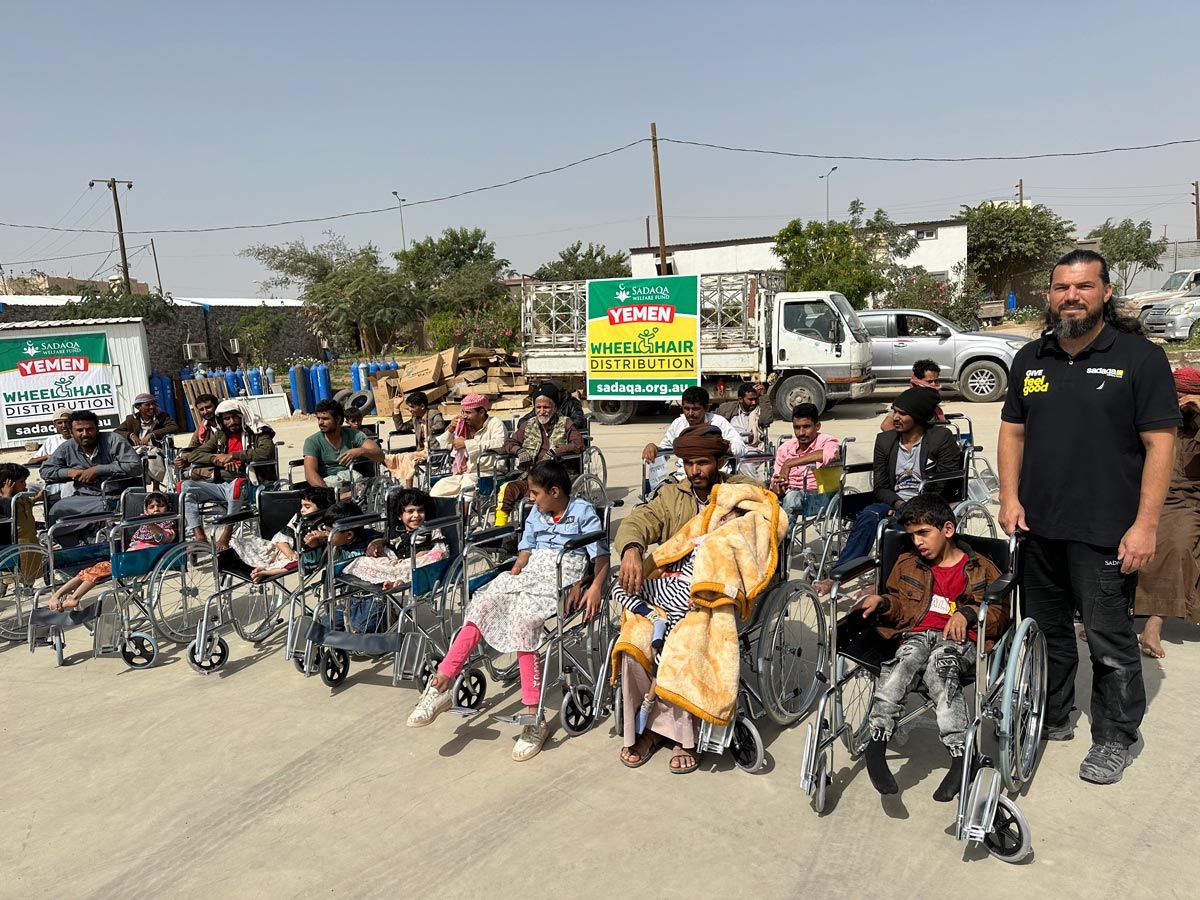 Wheelchairs Distributed to 100 People with Special Needs