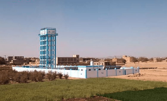 بدعم من مركز الملك سلمان، بناء خزانٍ للمياه في مديرية الصفراء في محافظة صعدة