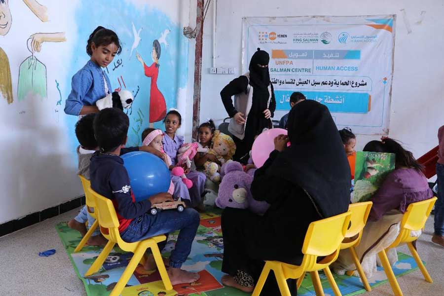 Funded by UNFPA, Open Day for Children and Women’s Awareness Sessions Conducted in Shabwa and Marib Governorates
